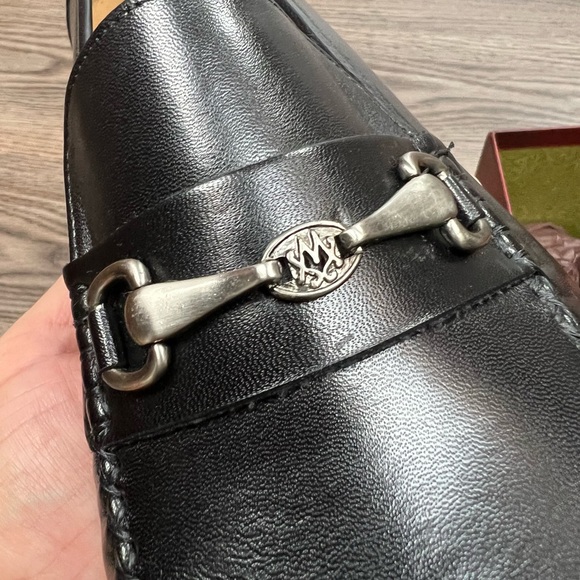NEW Mezlan Black Horse Bit Loafers 10.5 M